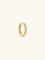 KOSINER 925 Sterling Silver Delicate Pave Hoop earrings featuring ultra-shine AAAAA cubic zirconia, perfect for everyday wear and minimalist style.