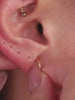 KOSINER 14K Solid Gold Minimalist Seamless Hinged Clicker Hoop, Hypoallergenic Waterproof Cartilage & Lobe Piercing Earring With 4-10mm Multi Size Options