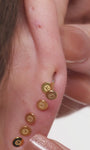 Create your ocean-inspired ear stack with KOSINER flatback stud