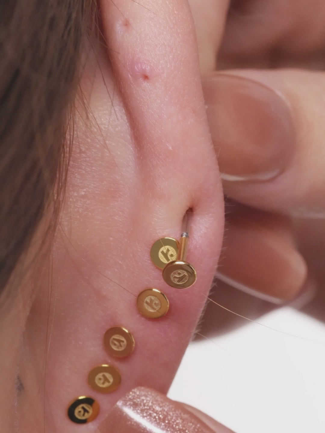 Create your ocean-inspired ear stack with KOSINER flatback stud