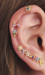 Create your ocean-inspired ear stack with KOSINER flatback stud