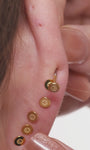 Create your ocean-inspired ear stack with KOSINER flatback stud