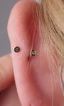 KOSINER timeless ball flat back stud, hypoallergenic and durable, suitable for all piercing placements