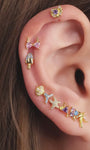 Create your ocean-inspired ear stack with KOSINER flatback stud