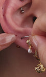 Create your ocean-inspired ear stack with KOSINER flatback stud